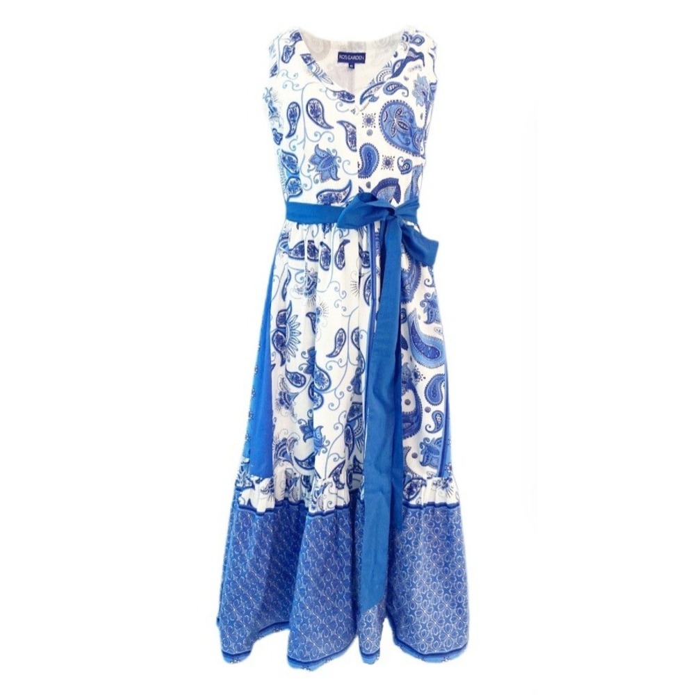 Ro's Garden Marianna Dress Isadora Blue Maxie Dress Size M